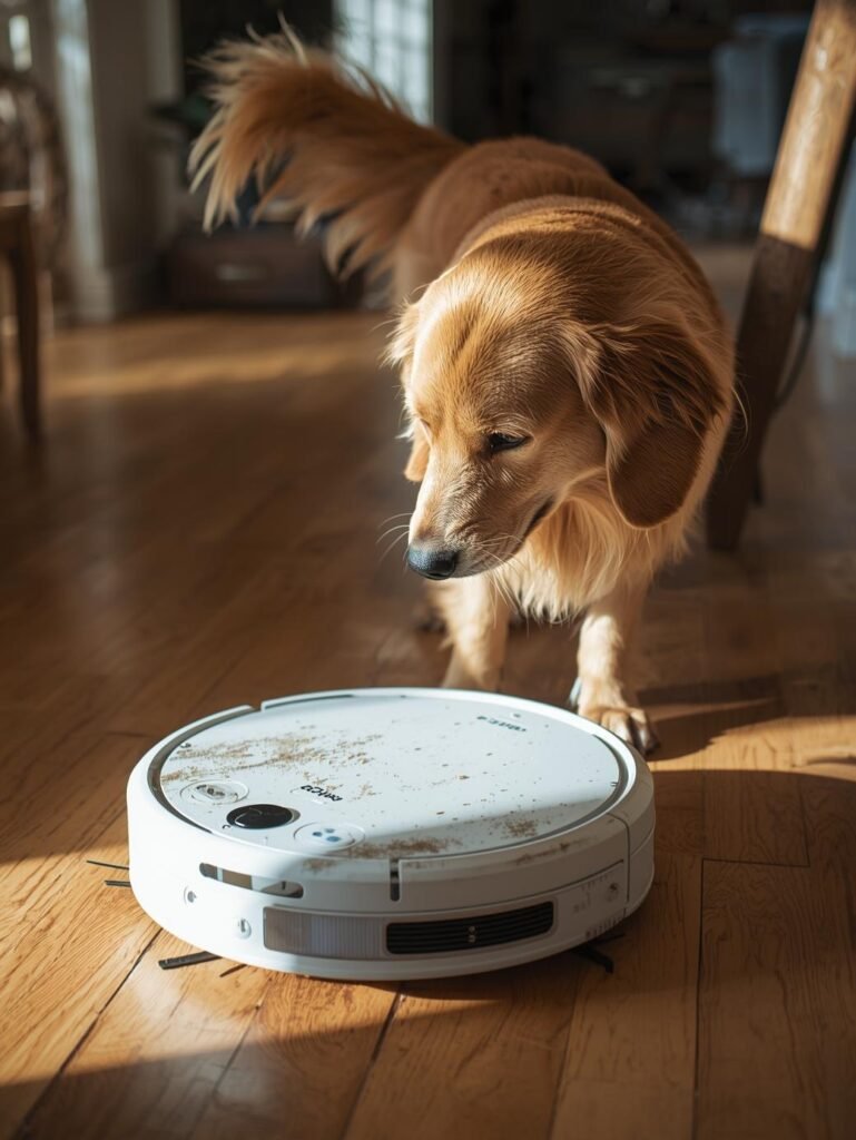 Dog and best robot vacuum for pet hair