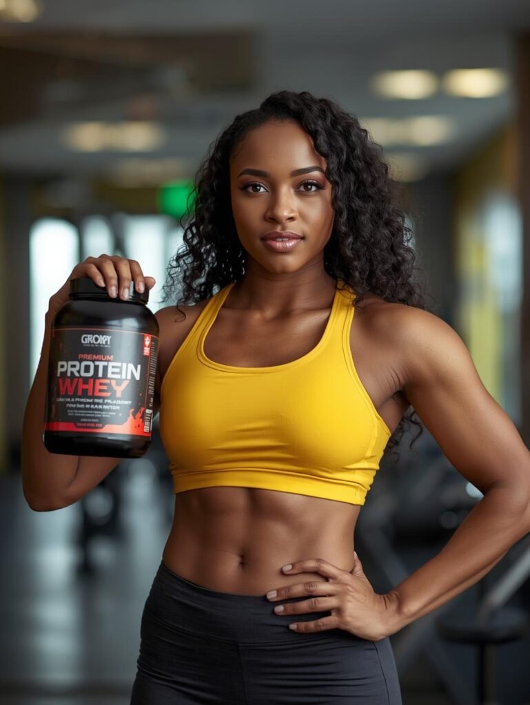 Woman and Best Protein Powders for Weight Gain