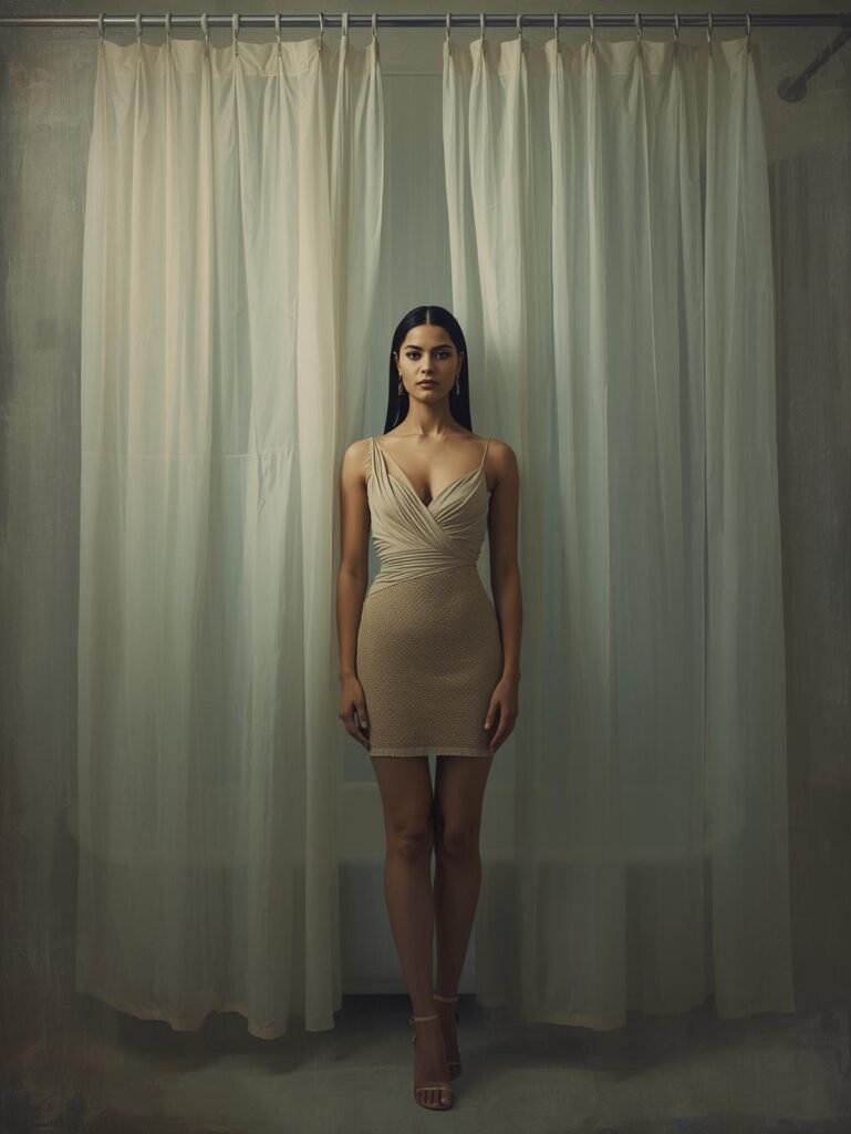 best shower curtain and woman