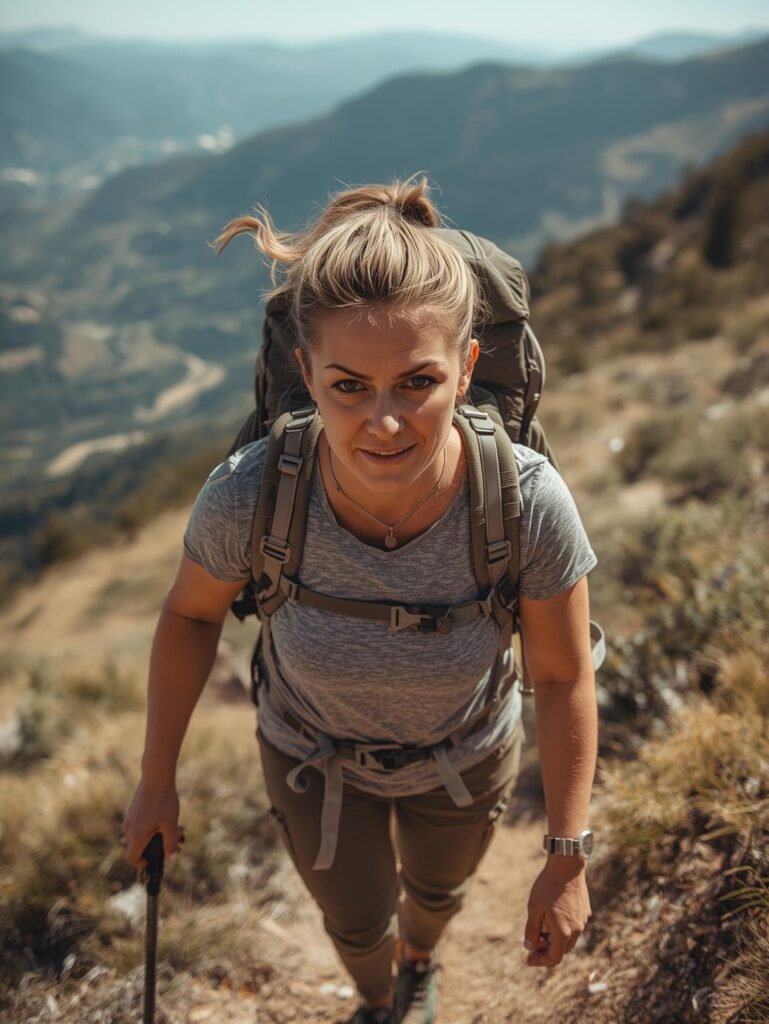 Woman and Best Hiking Backpack