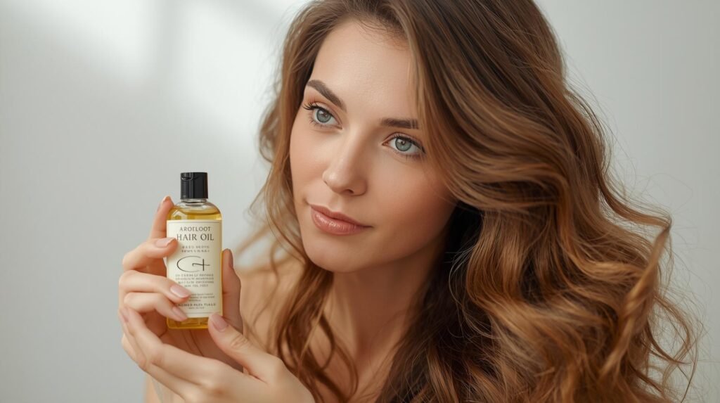 Woman and Best Hair Oil for Growth