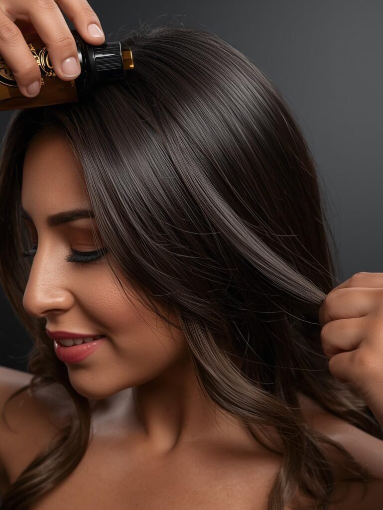 Woman and Best Hair Oil for Growth