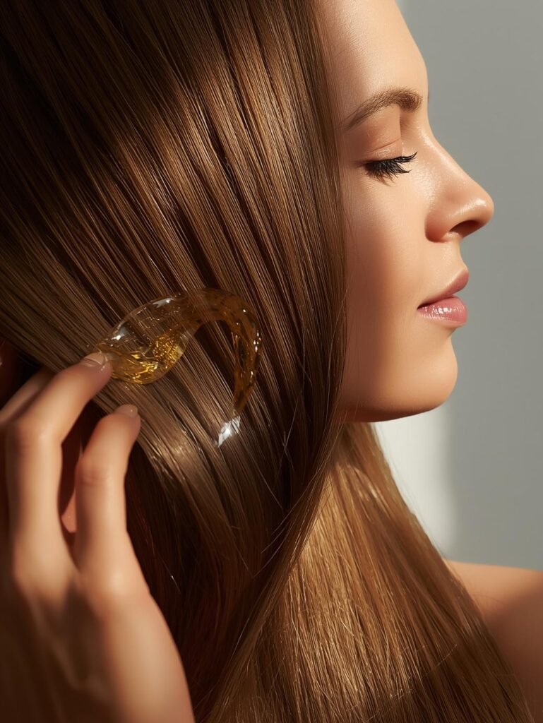 Woman and Best Hair Oil for Growth