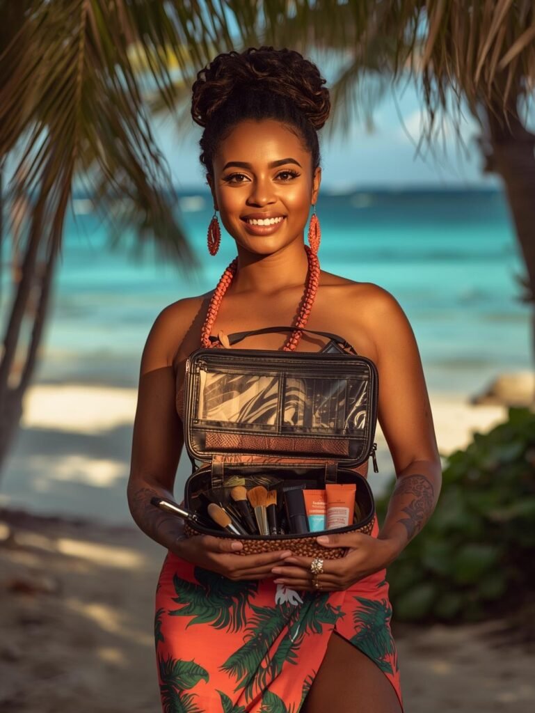 Woman and Best Travel Makeup Bag